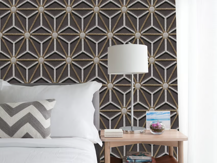 STEILA - Geometric panoramic wallpaper _ Inkiostro Bianco